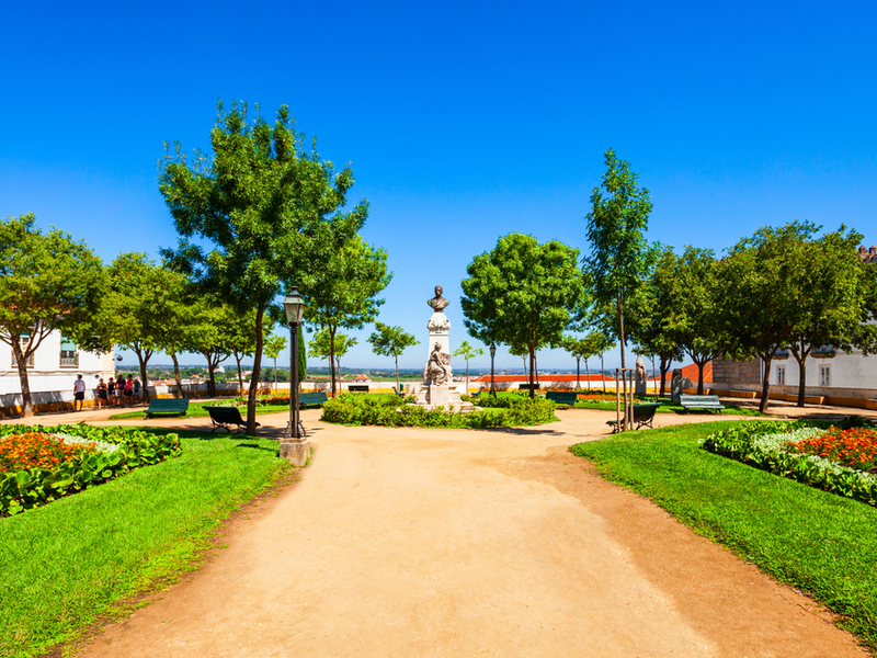 Entrada do jardim de Évora