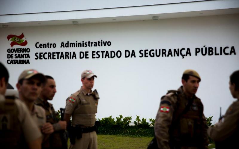 Sede da secretaria de Segurança de SC