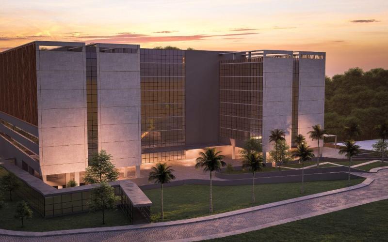 Projeto do complexo hospitalar de Florianópolis